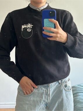 Stussy 8 Ball Crewneck XS